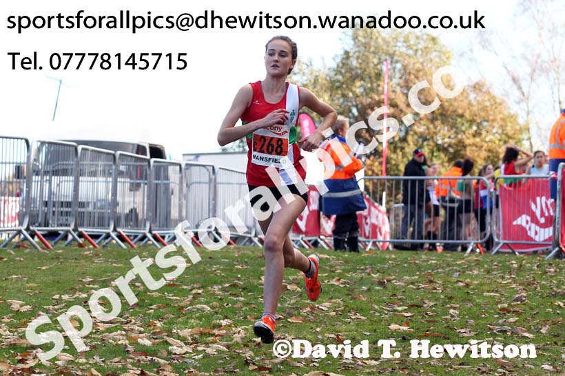 Under-17 womens National Cross Country Relays. Photo: David T. Hewitson/Sports for All Pics